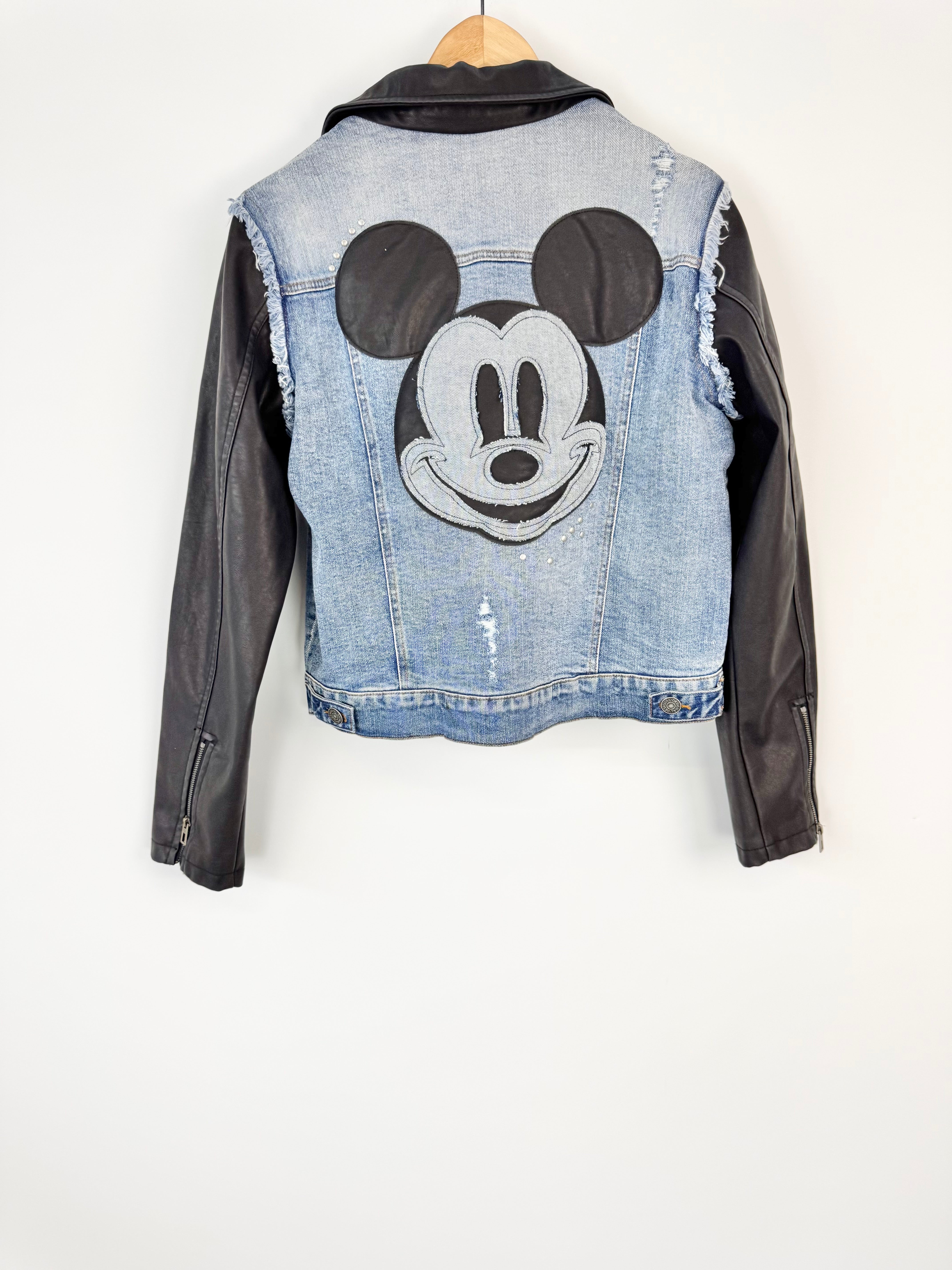 Desigual x Mickey Mouse Hybrid Denim Jacket Size NWT - AU10