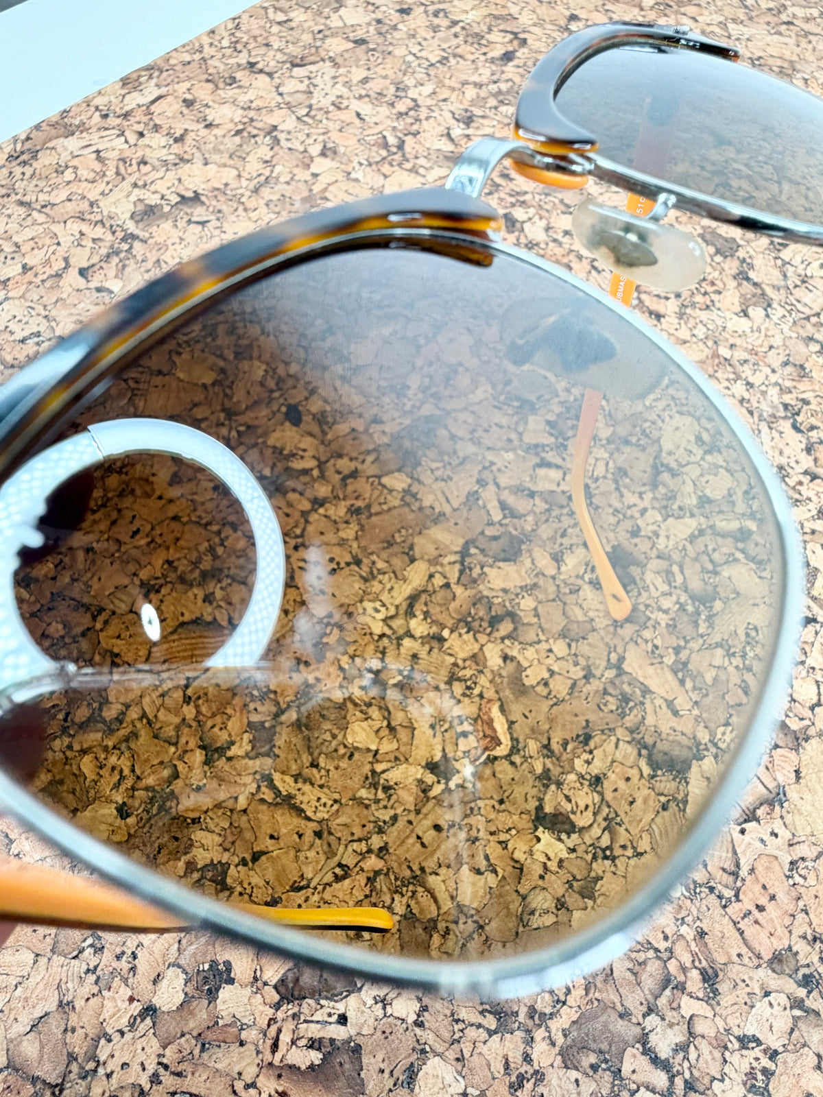 Ray-Ban 3016 Clubmaster Tortoiseshell & Orange Sunglasses