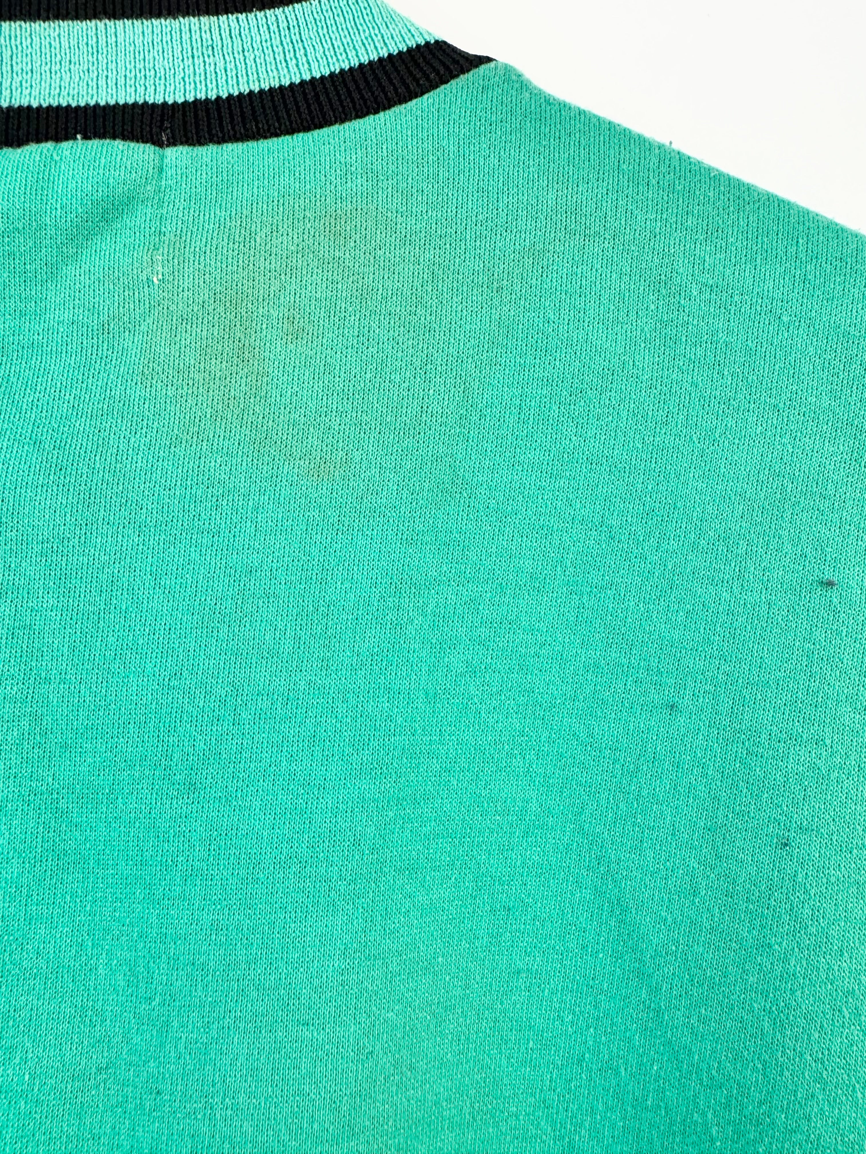 Vintage Golden Breed Teal Sports Jumper - L