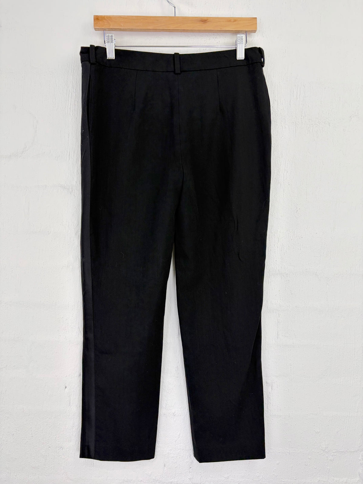 McQ 2012 Black Low-Rise Wool Slacks - AU10/12