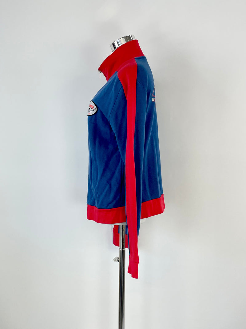 Dainese Blue & Red Zip-Up Fleece - M