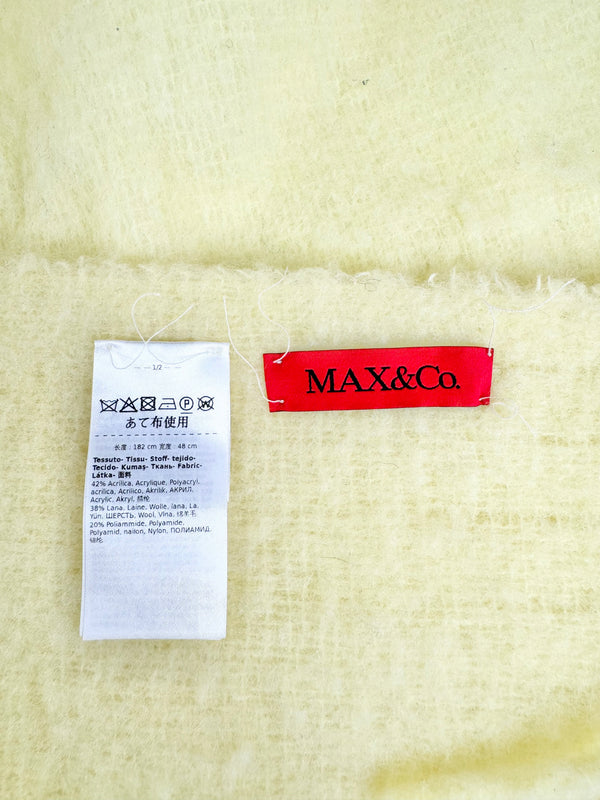 Max & Co Buttercream Fluffy Scarf