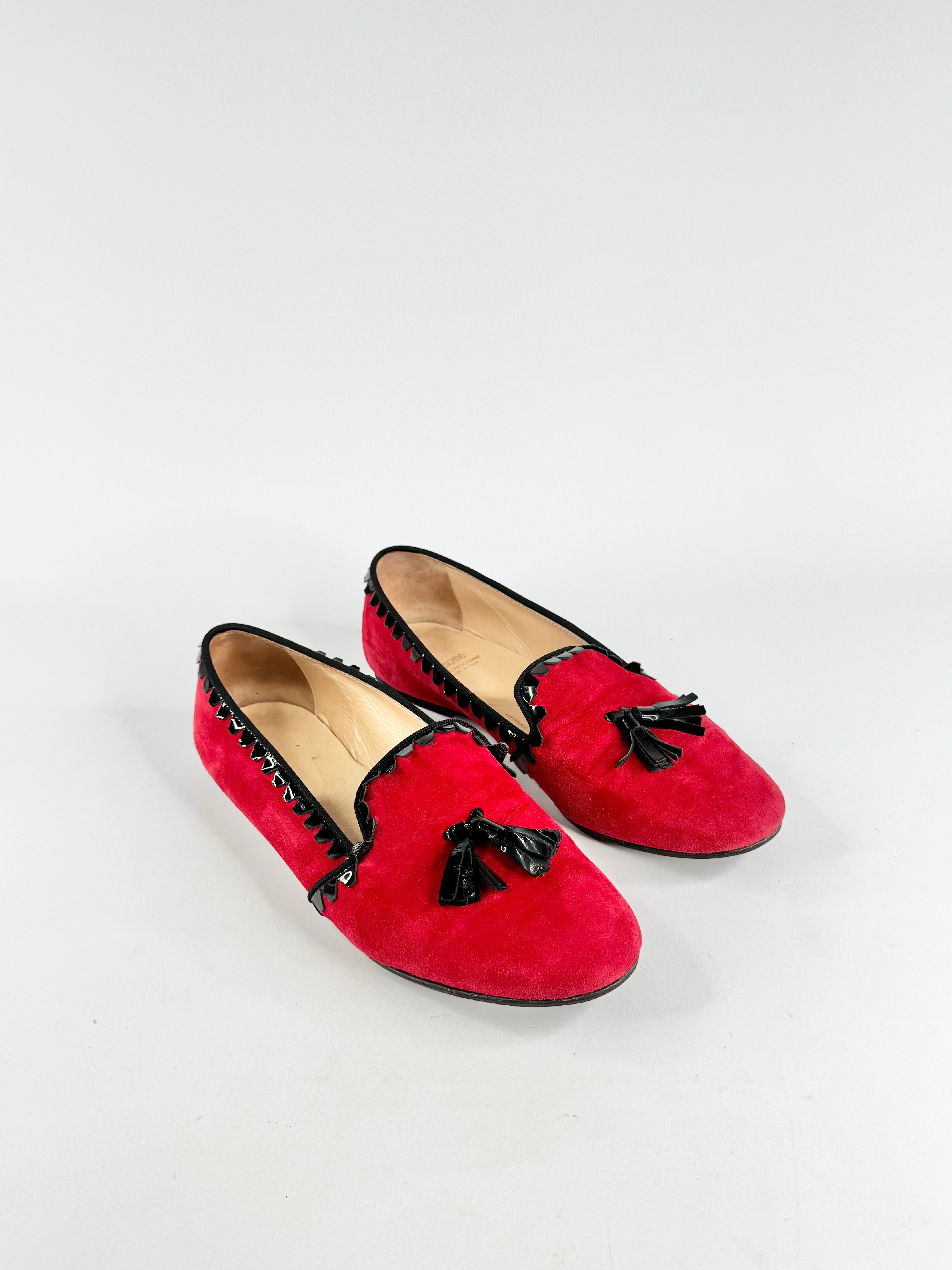 Moschino Cheap & Chic Cherry Red Loafers - EU40