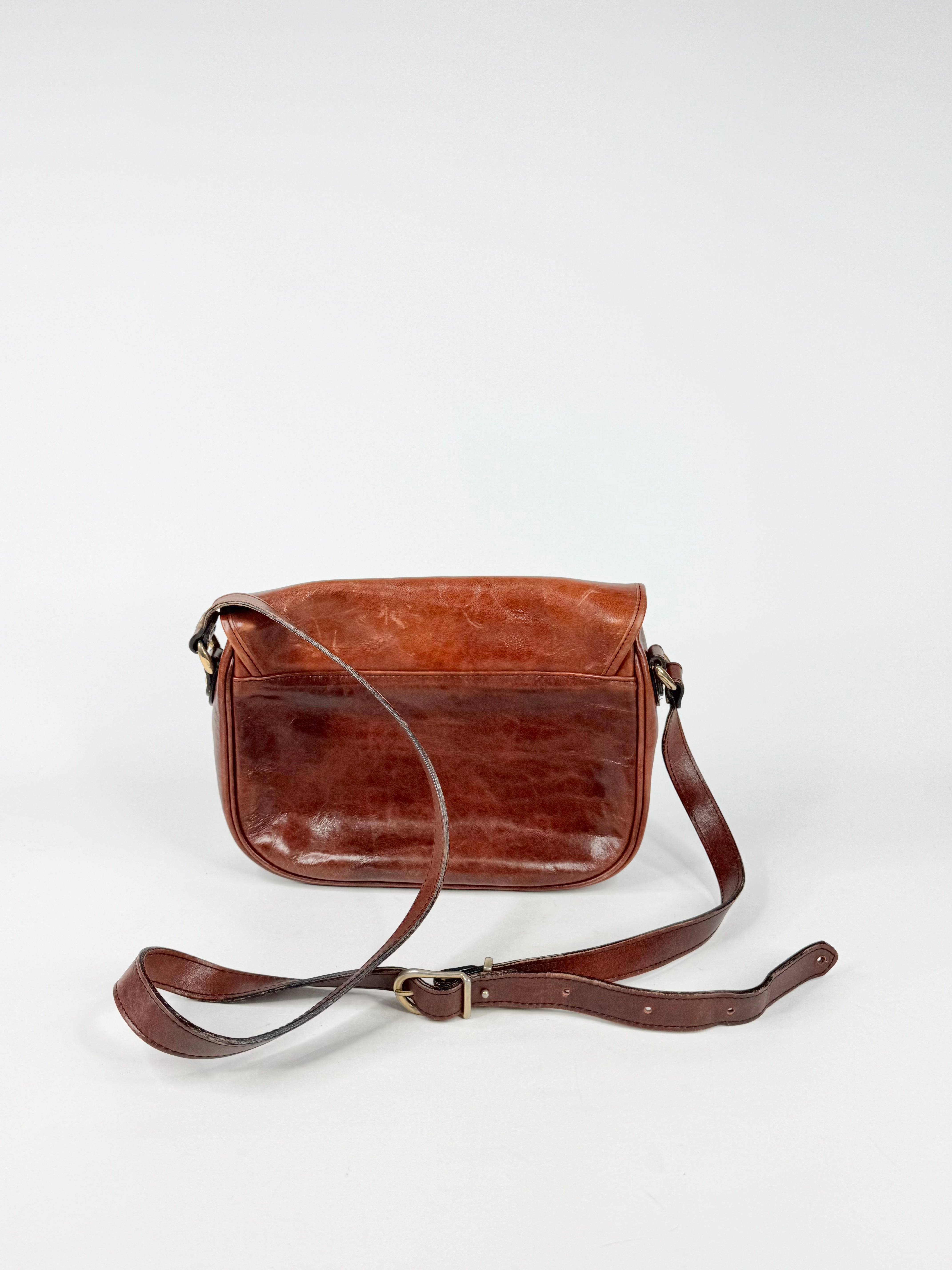 MFW Vintage Oroton Deep Tan Cross Body Bag