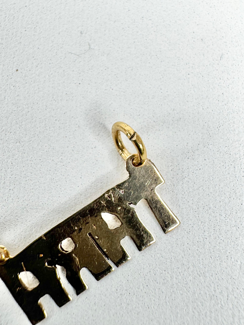 14ct Gold Tara Pendant