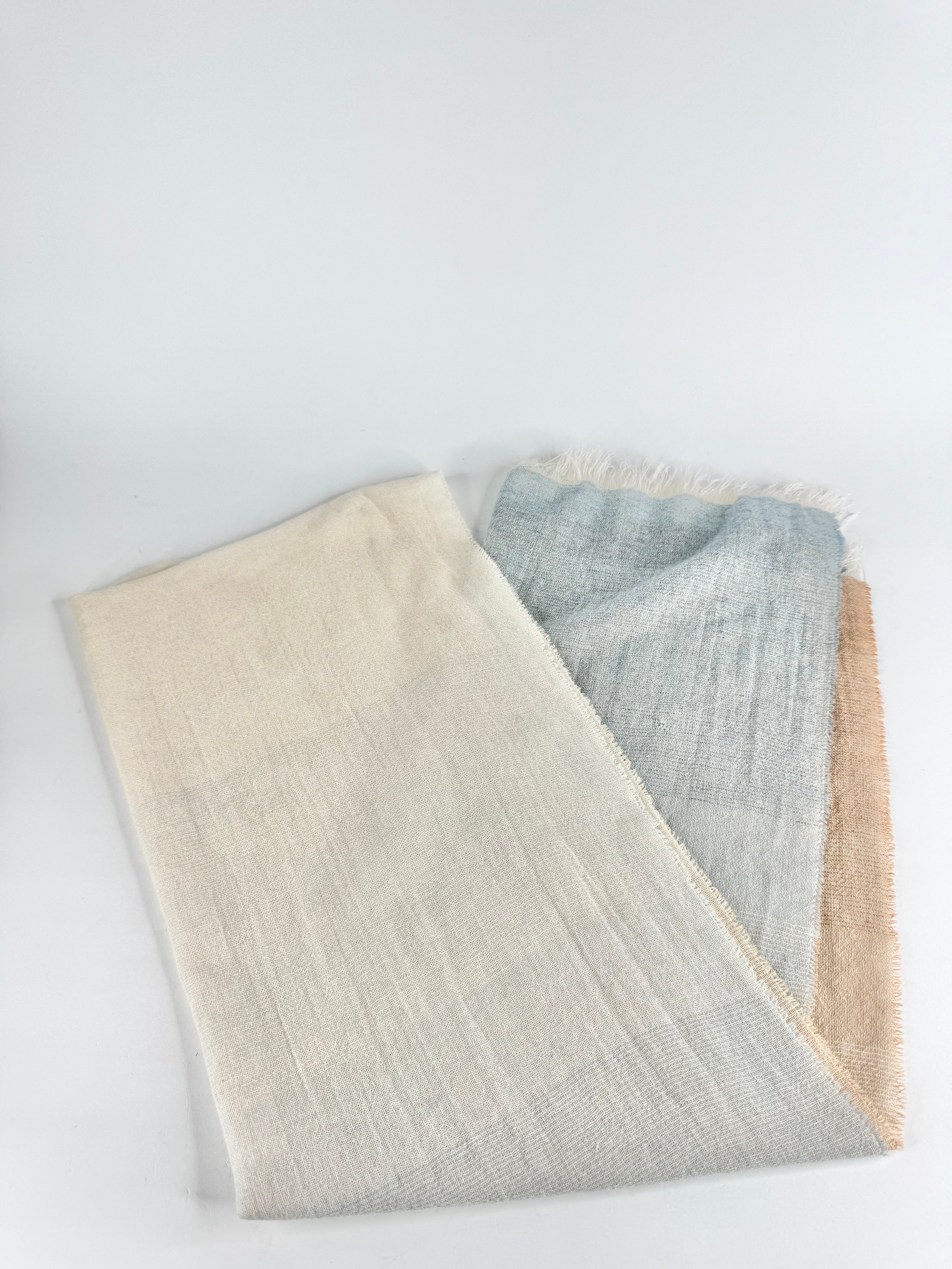 Glen Isla Light Woven Cashmere Scarf MN