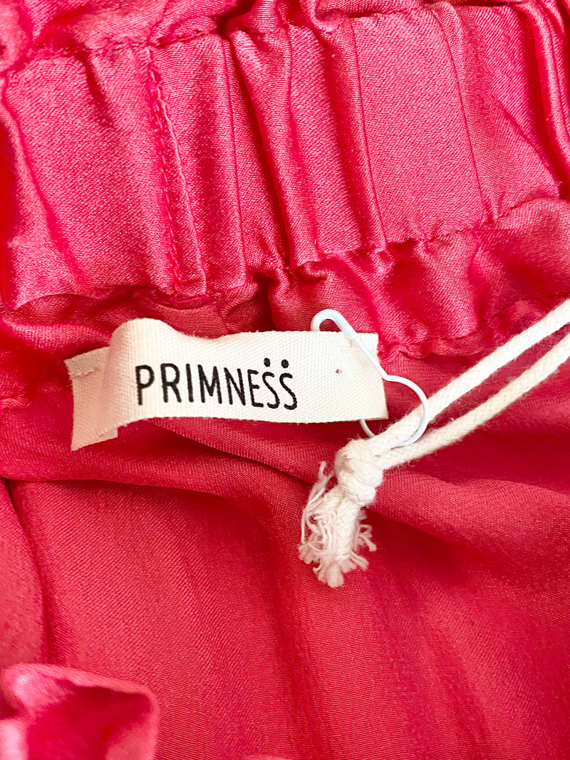 Primness Pink 'Kisses' Silk Skirt NWT - AU8