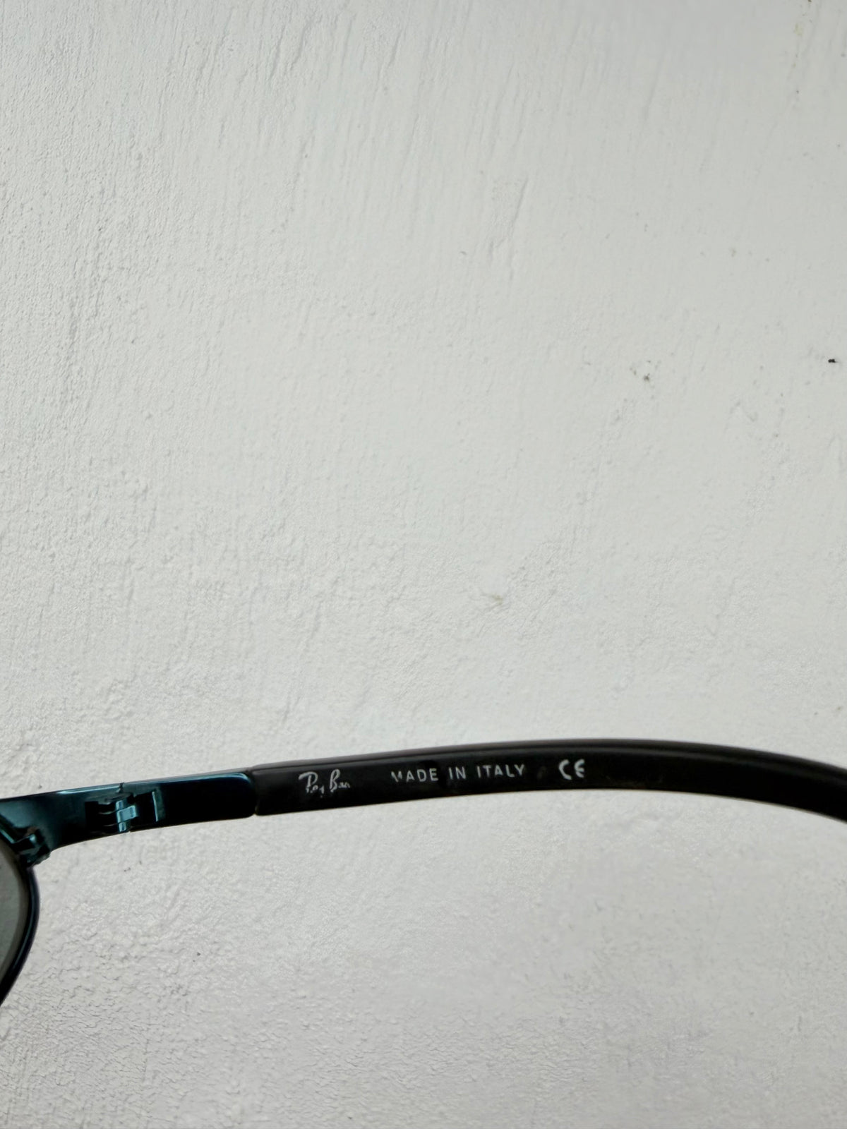 Ray-Ban Metallic Blue Italian Made Sunglasses