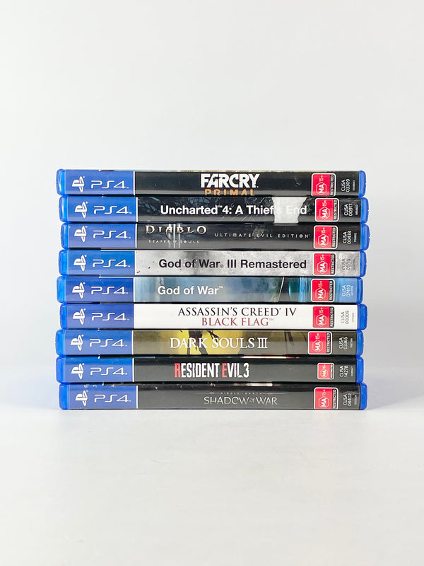 Set of 9 Assorted PS4 Games Bundle