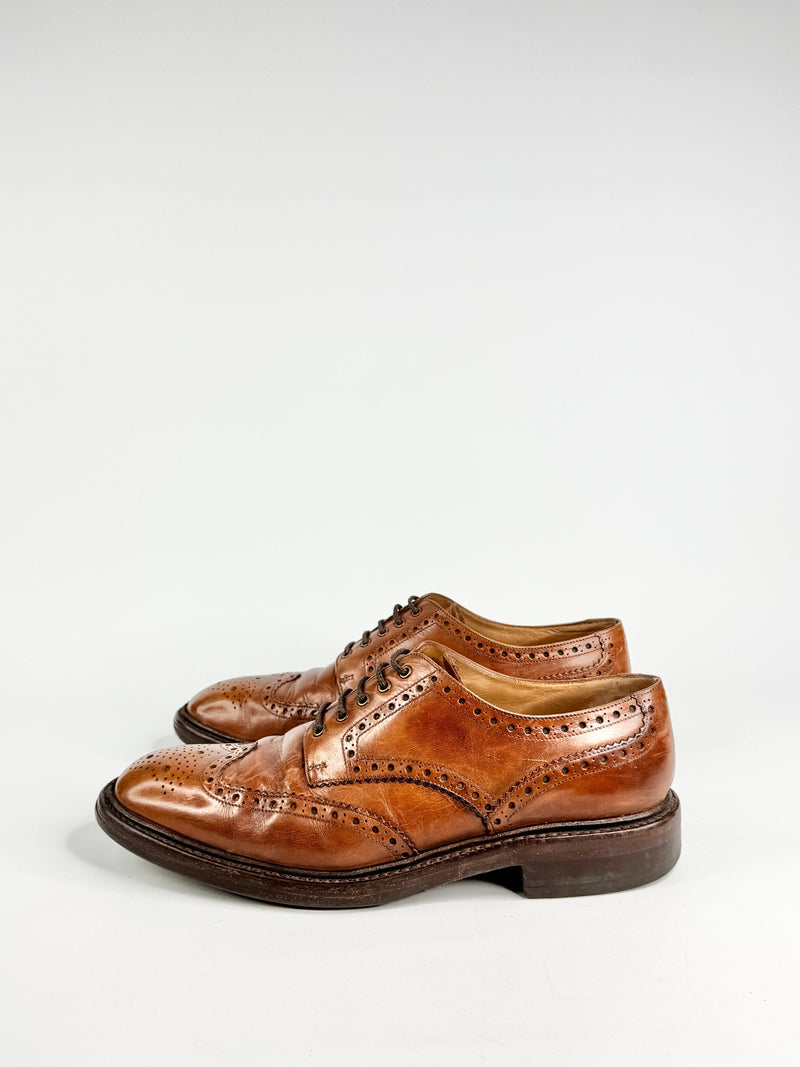 Vintage Loakes Tan Brogues - 8.5