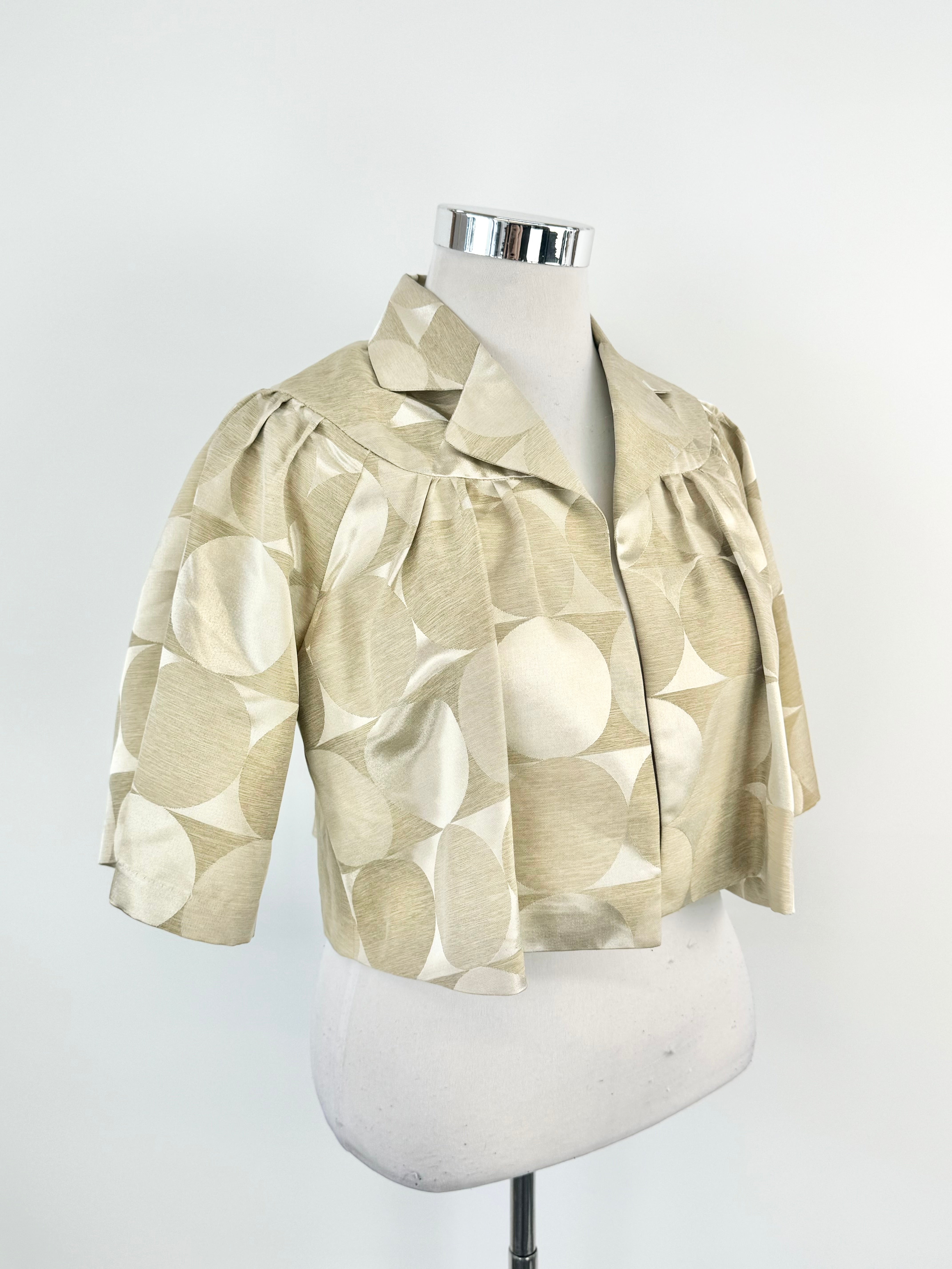 Mossman Champange Gold Cropped Jacket - AU14