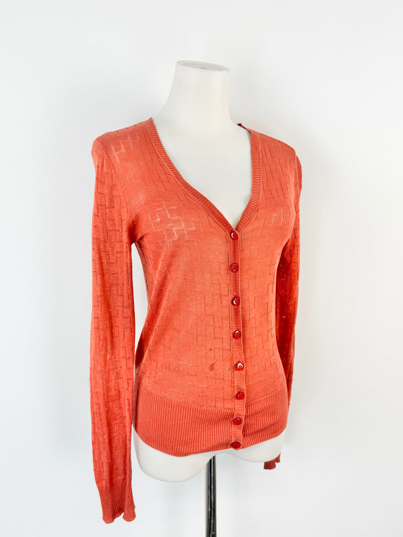 Gorman Saffron SIlk & Cotton Cardigan - AU8