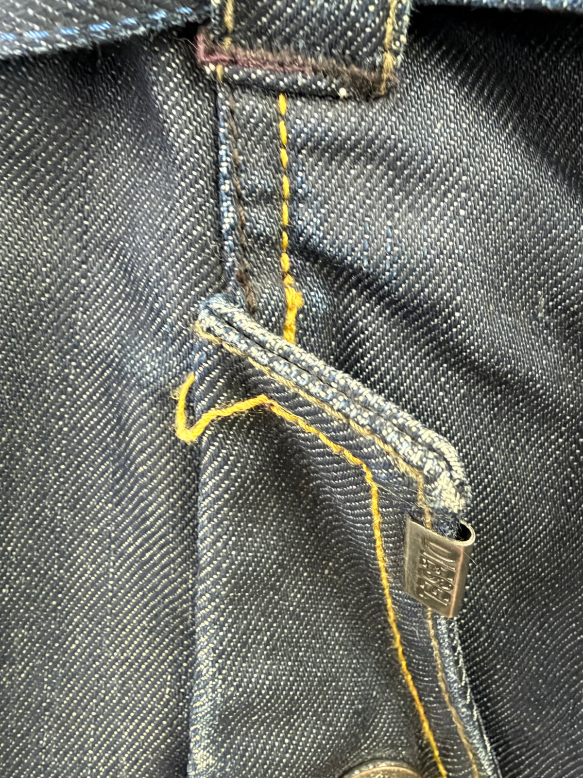 Y2K Diesel Dark Denim Belted Dress - AU10/12