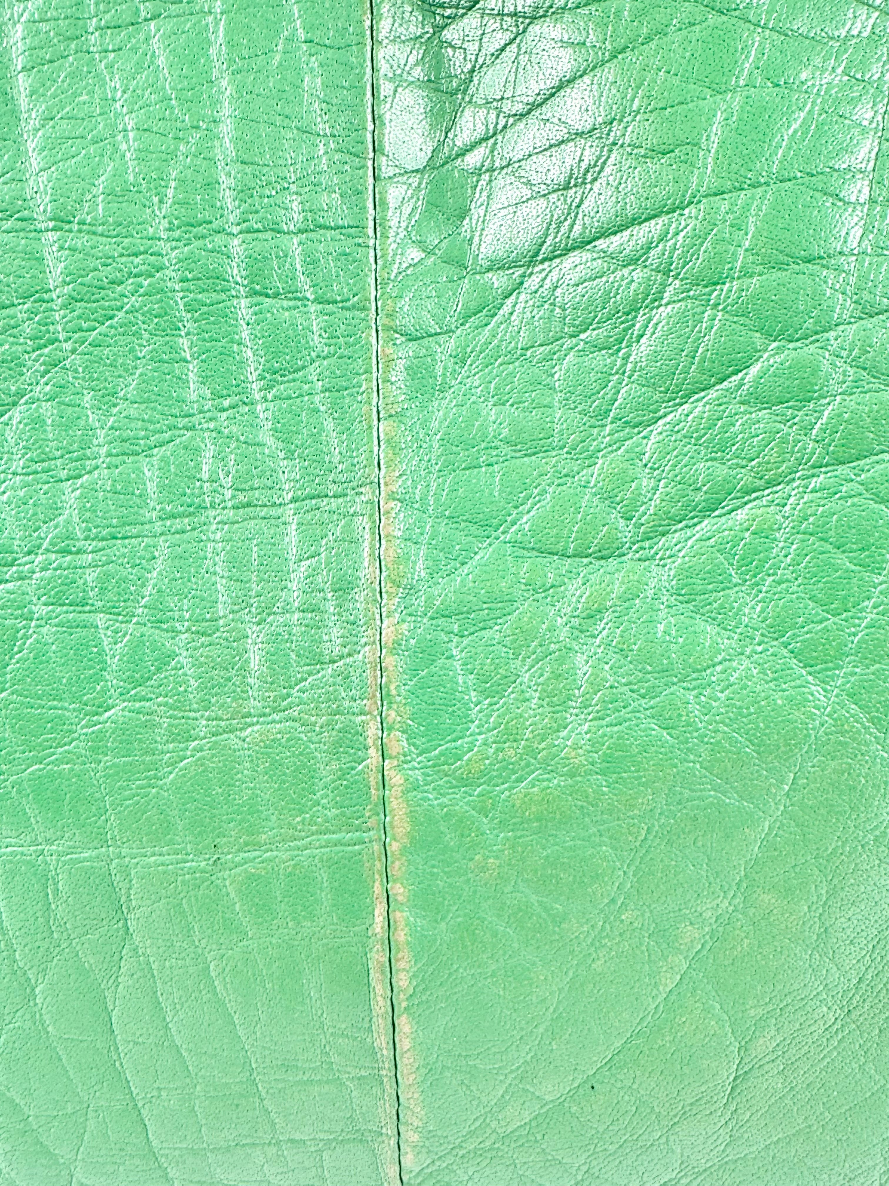 Elk Pine Green Leather Cross Body Bag