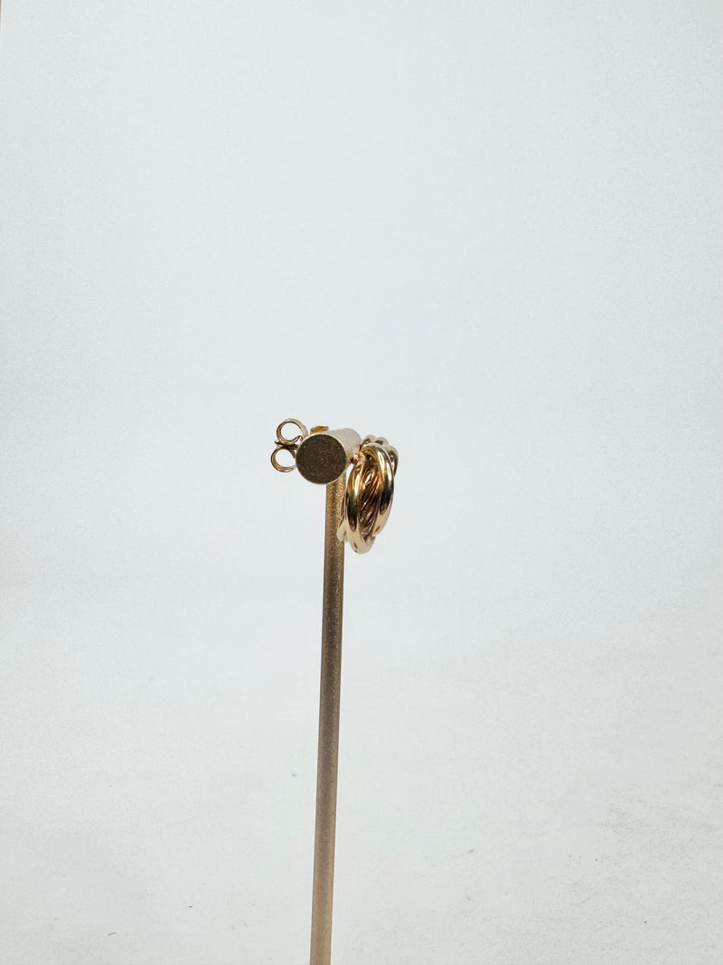 9ct Gold Twist Stud Earrings