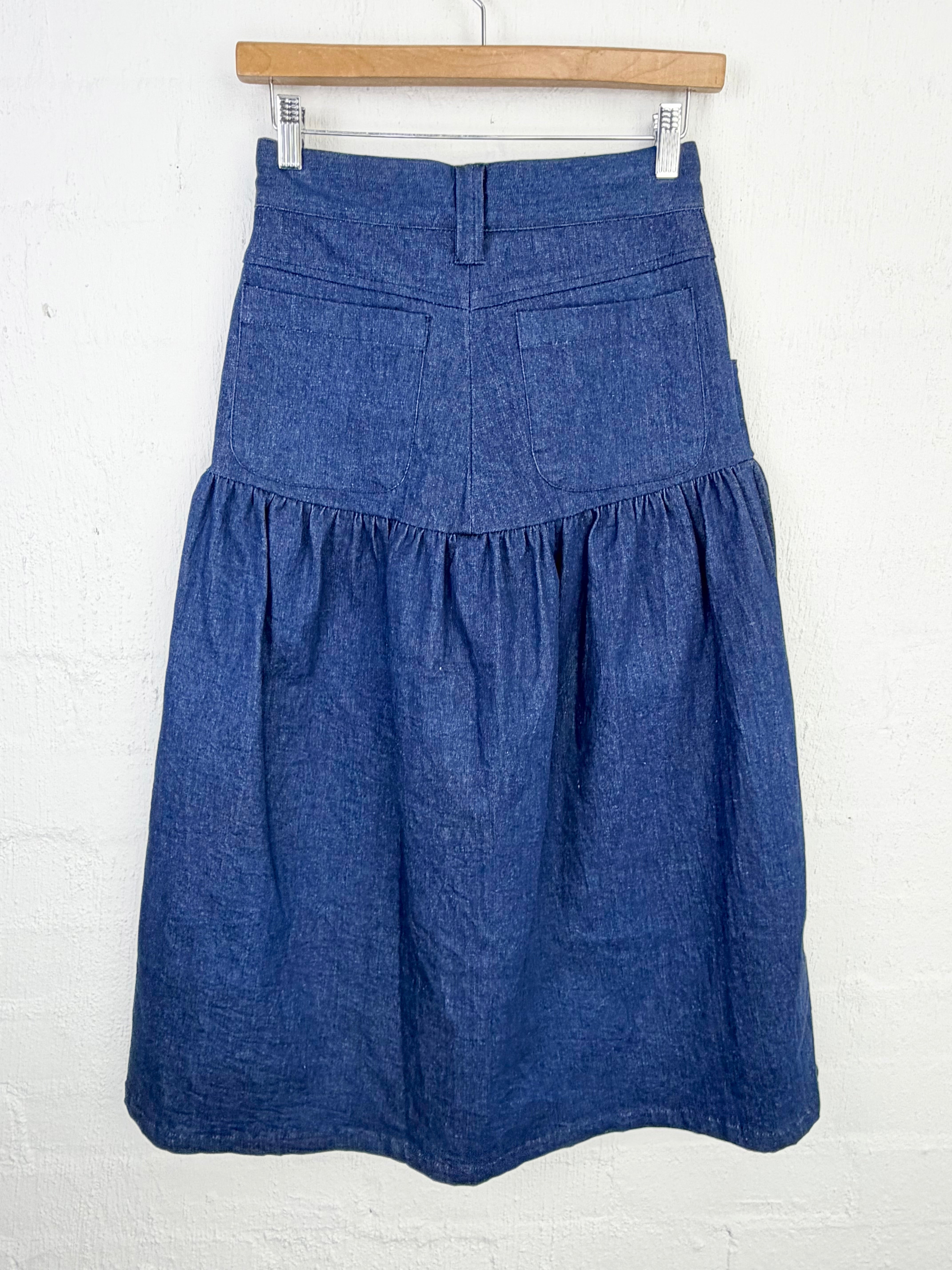 Leonard Street Blue Denim Skirt NWT- AU6
