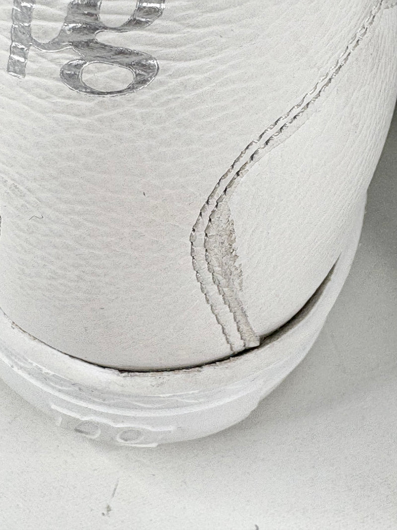Paul Green White Leather Embellished Supersoft Sneakers - EU41.5
