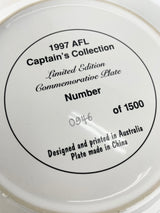 AFL Captain's Collection 1997 Wayne Carey Commemorative Plate