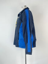 Vintage Nike Black & Blue Stripe Jacket - XL