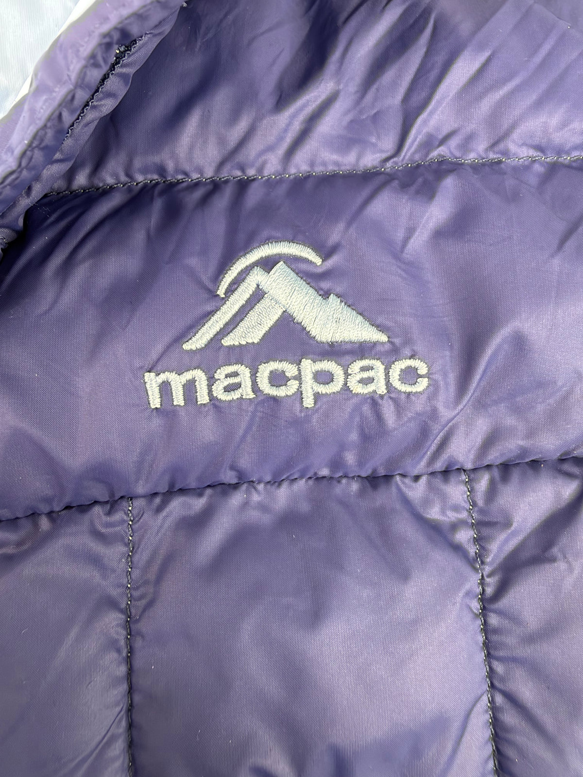 Macpac Indigo Blue 'Uber light' Insulated Vest - AU12