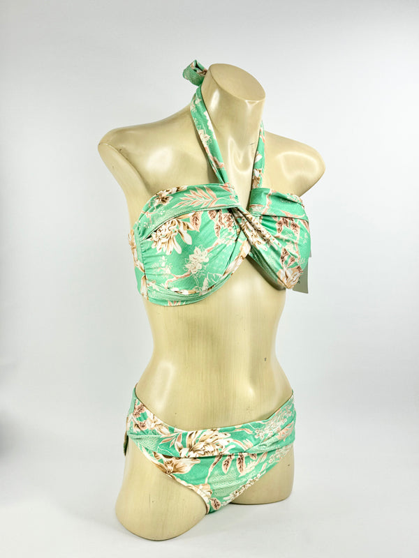 Seafolly Eden Halter Neck Bikini & Mini Hipster Bikini Set NWT - AU14