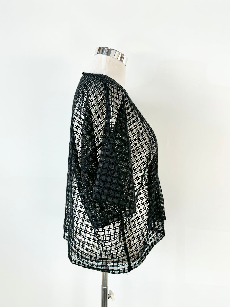 Sass & Bide Black Cubist Top - AU10