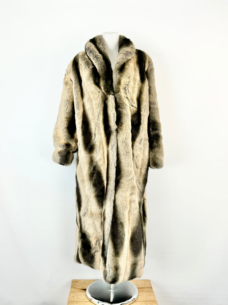 Art Fur Faux Fur Coat - AU10