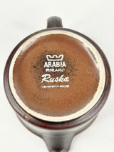 Arabia Finland Ruska Patterned 3pc Coffee Set