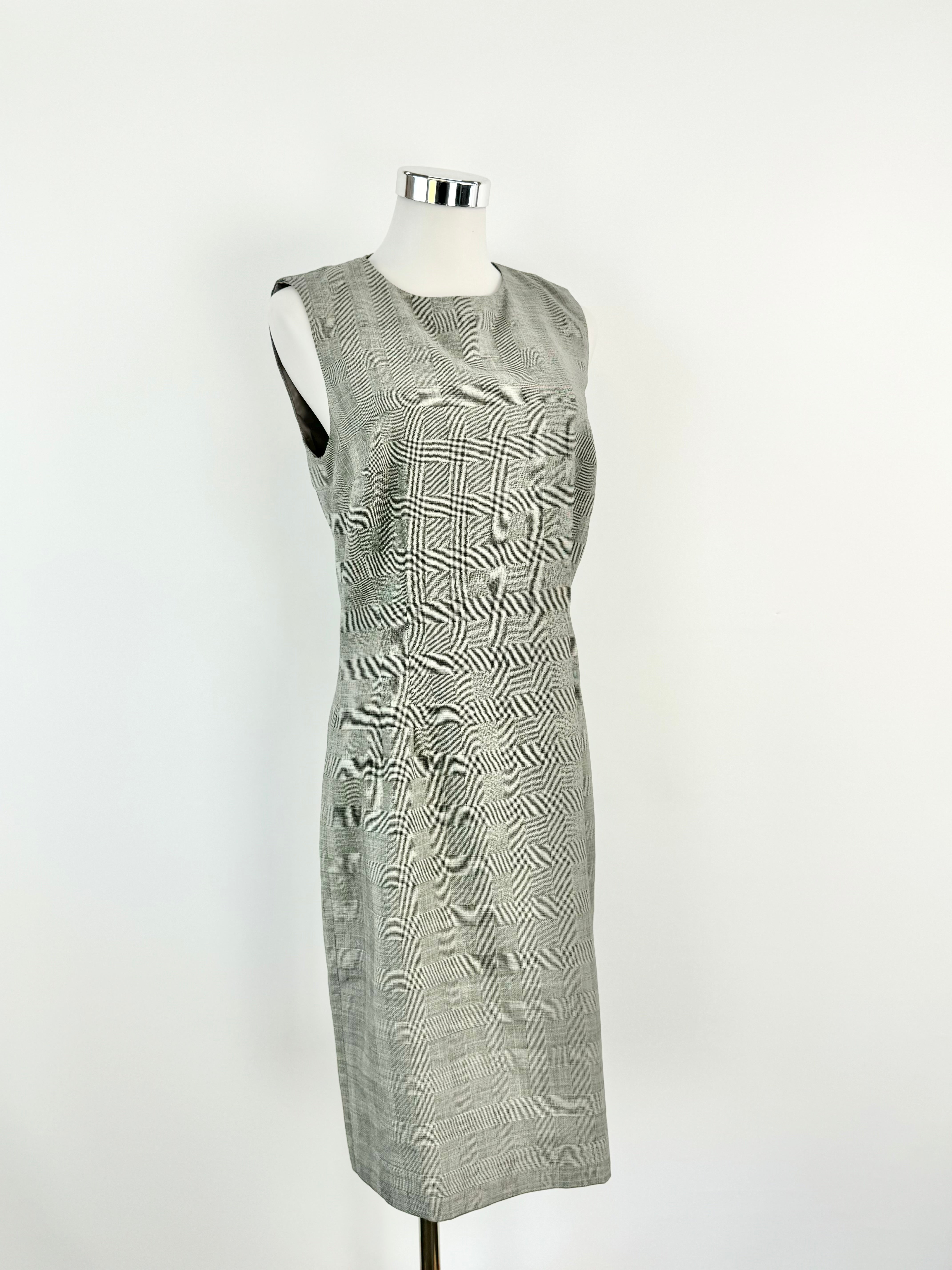 Jaeger Glen Plaid Midi Dress - AU10