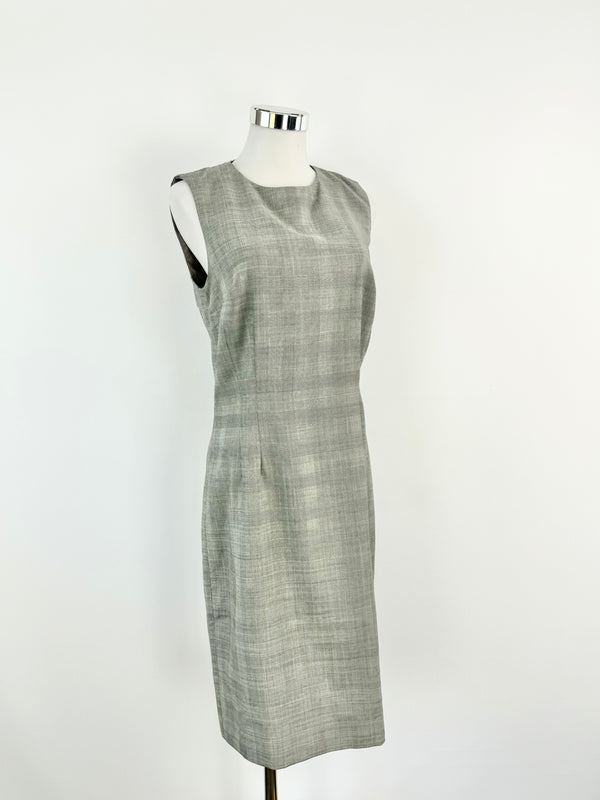 Jaeger Glen Plaid Midi Dress - AU10