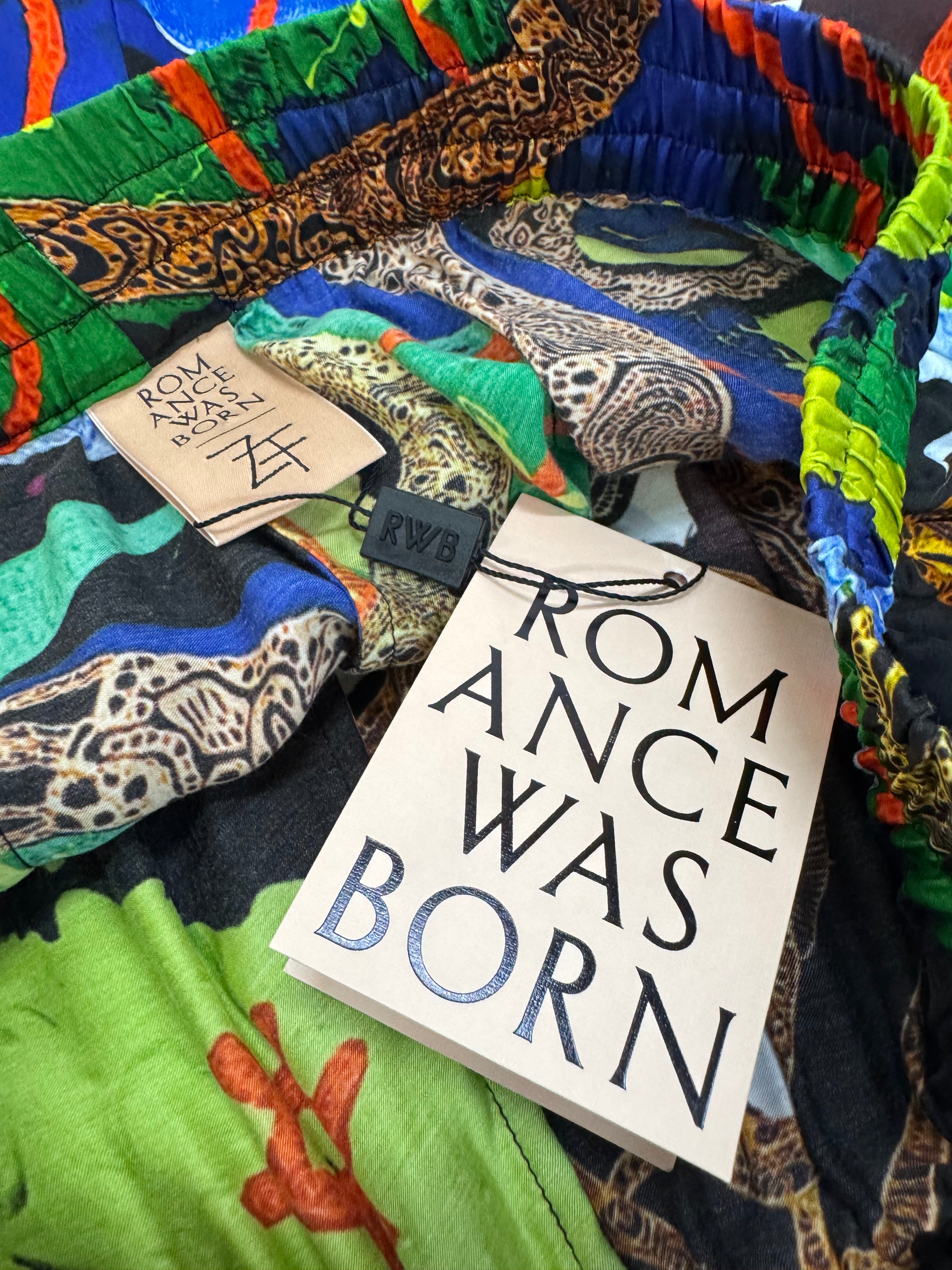 Romance Was Born 'Gremlins Galaxy' Satin Two Piece Set NWT - AU14