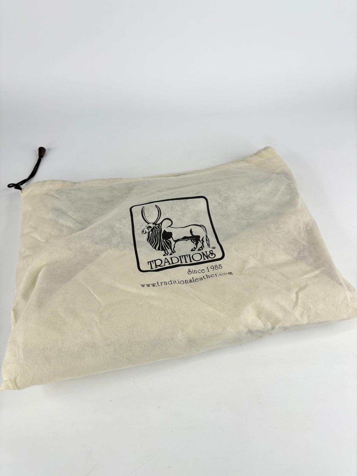 Traditions Black, Beige & White Leather Shoulder Bag