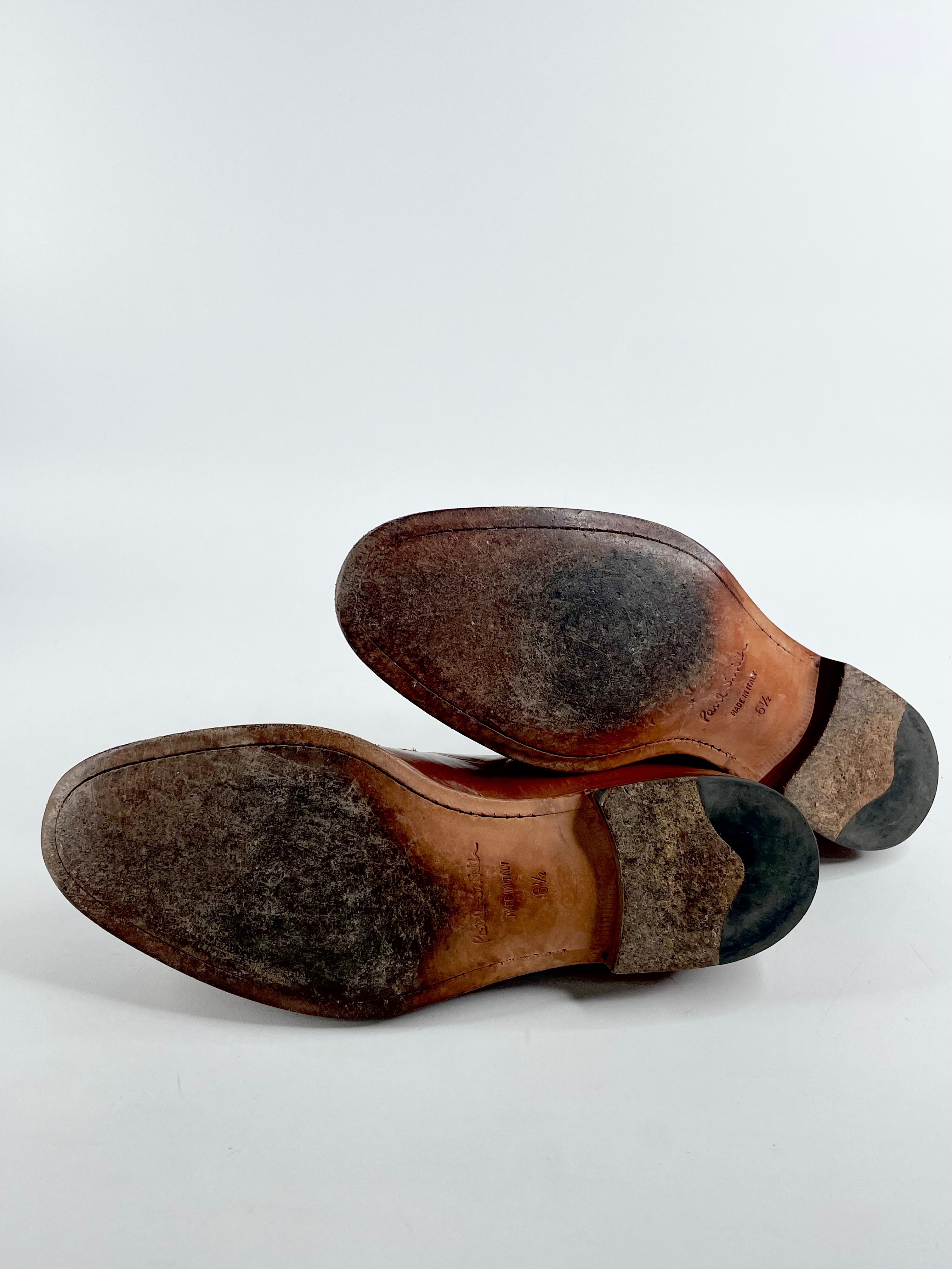Paul Smith Tan Leather Lace Ups - EU40.5