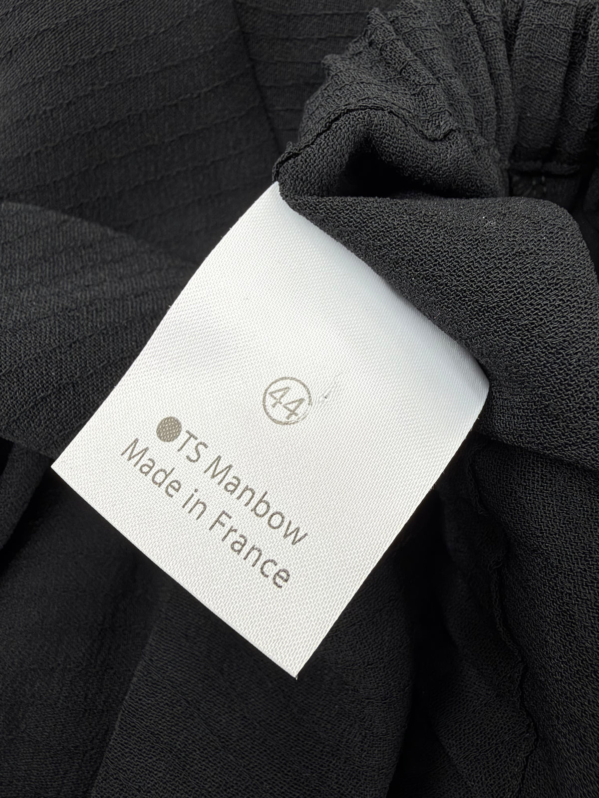 Shu Moriyama Black Textured Slacks - AU12