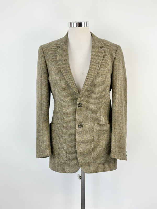 Vintage Harris Tweed Herringbone Blazer - M