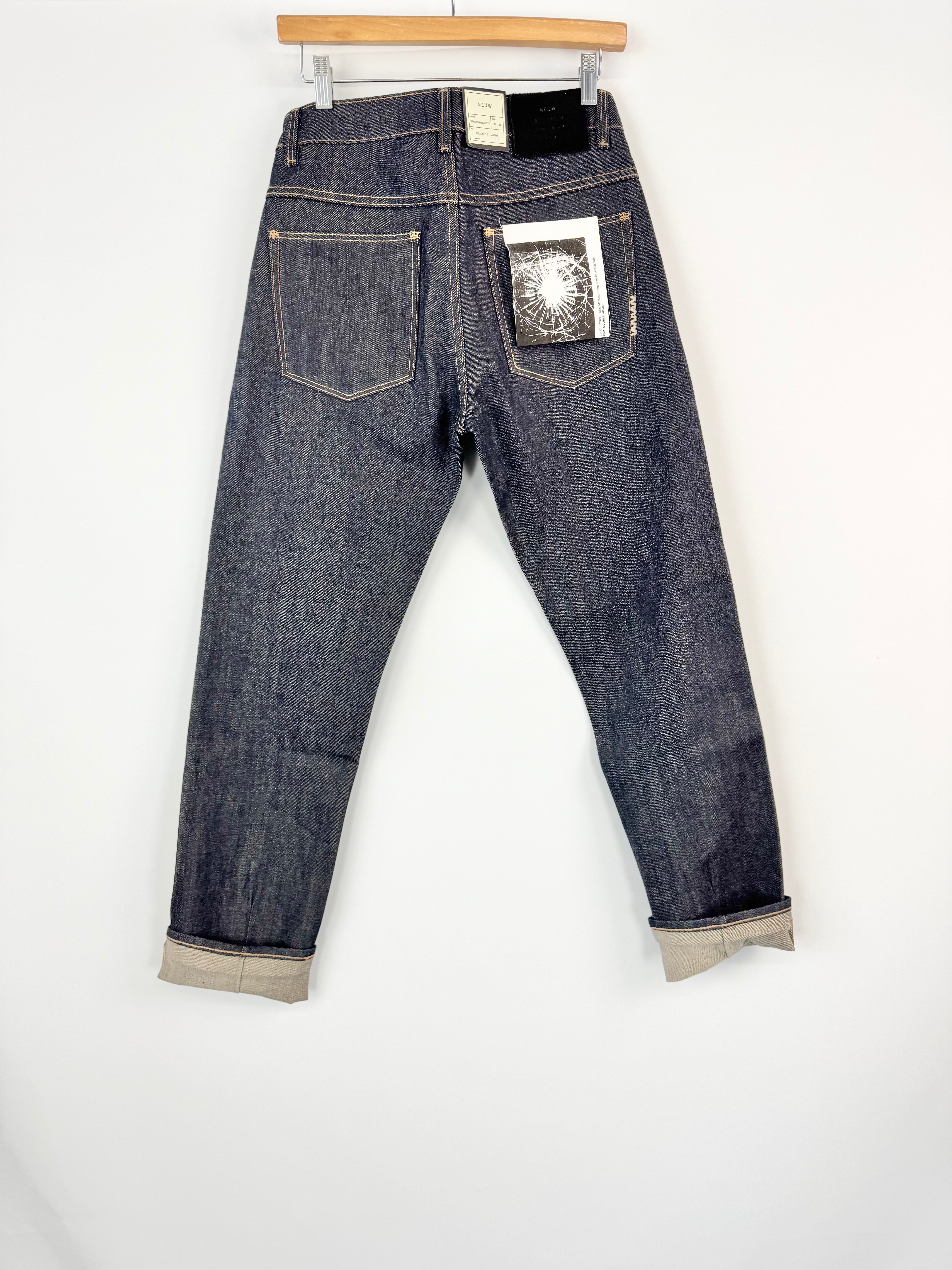 MFW Neuw 'Devon Kick Night Black' Jeans NWT - 31