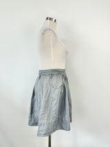 Lee Mathews Grey Linen Skirt - AU14