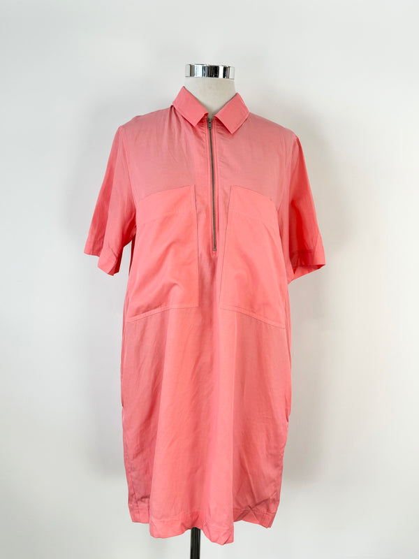 Cos Bright Pink Zipper Dress - AU10