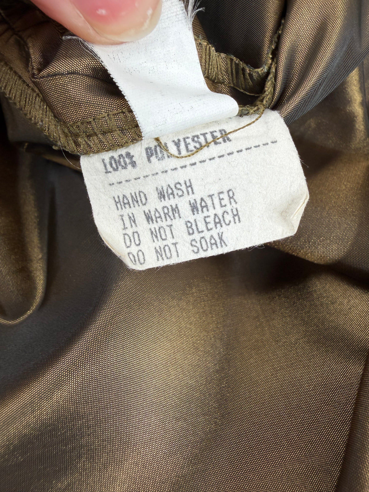 Carla Zampatti Olive Green Duo-Tone Blouse - AU14