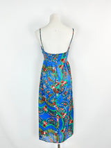 Zimmermann Electric Blue Floral Summer Dress - AU8