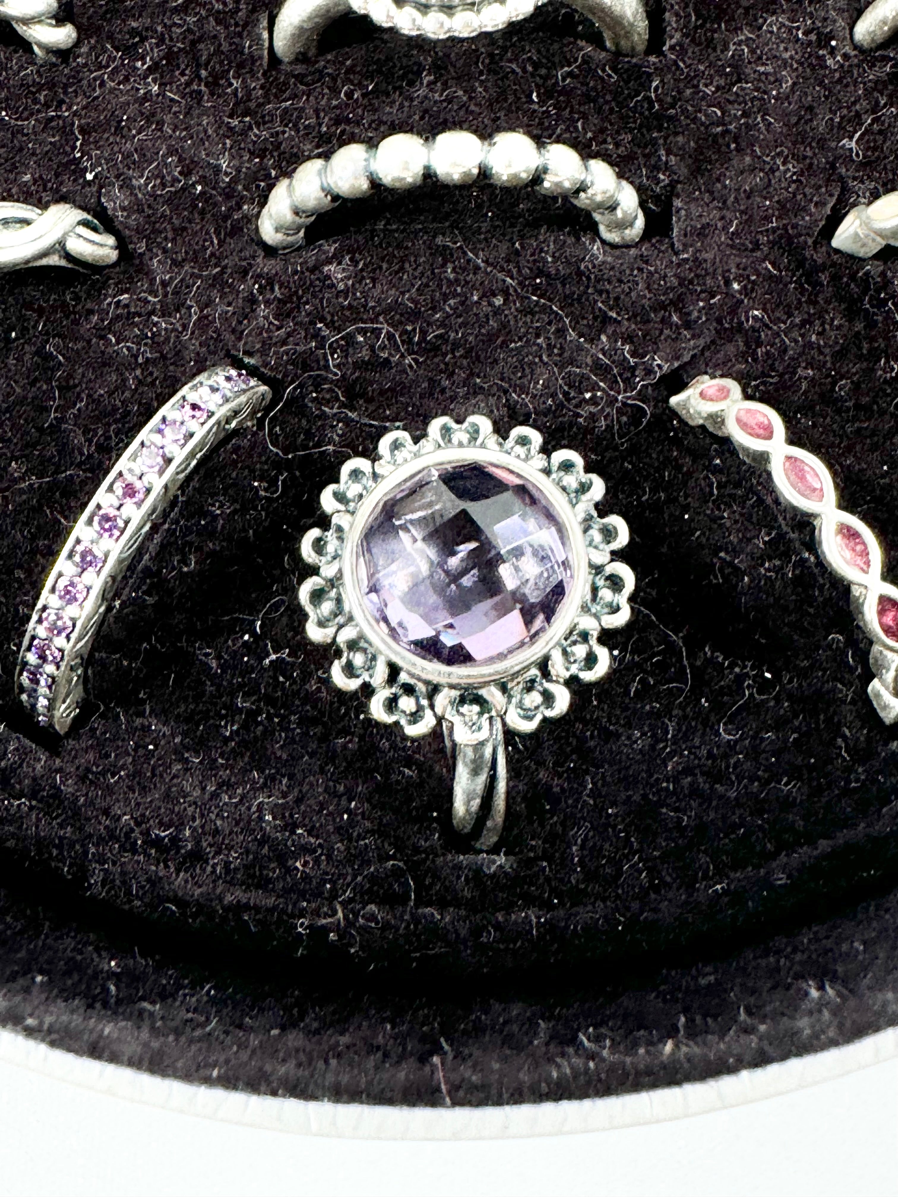 Pandora Set of 15 Silver Rings