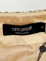 Carla Zampatti Gold Sequin 'Verona' Shoulder Jacket - AU12