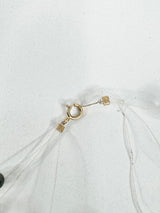 Dyed Purple Pearl Necklace with 14ct Clasp