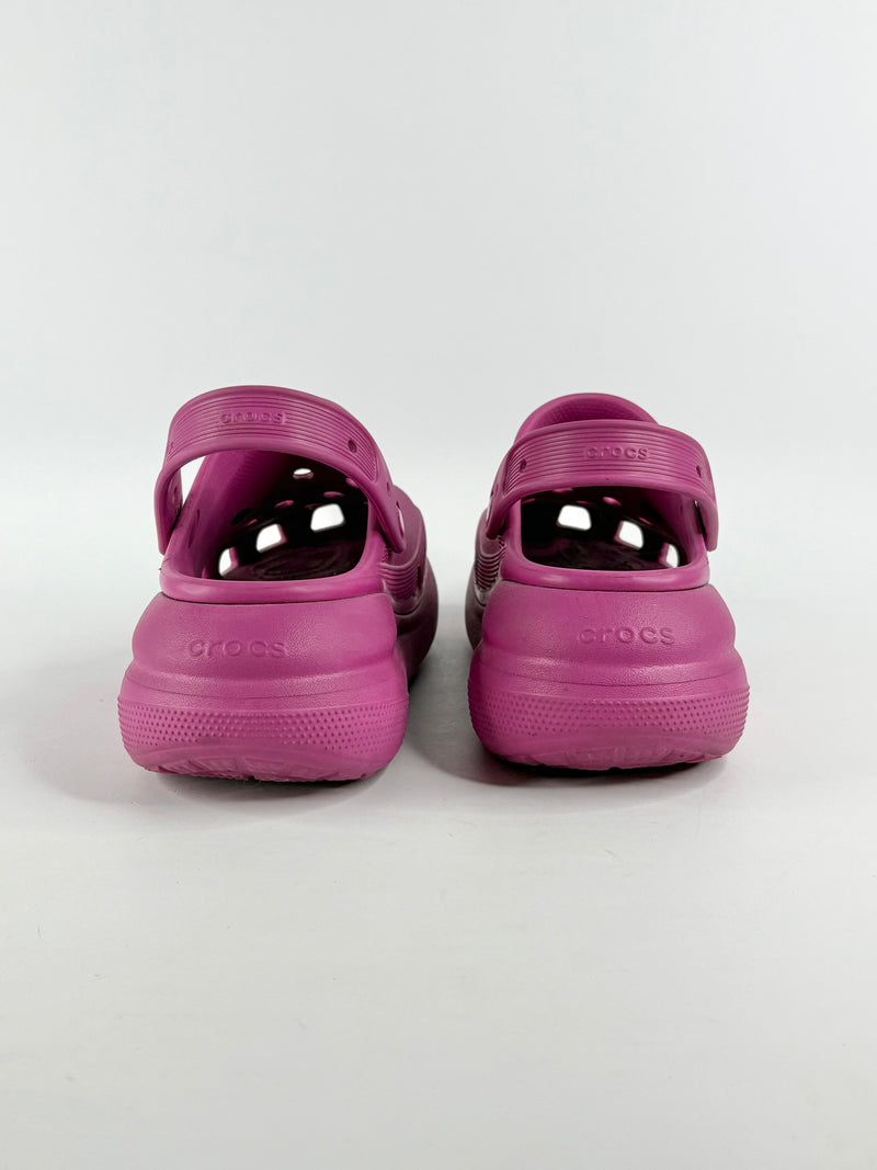 Crocs Magenta Platform Clogs - 10