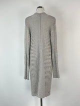 Transit Par-Such Stone Grey Crochet Cardigan - AU10