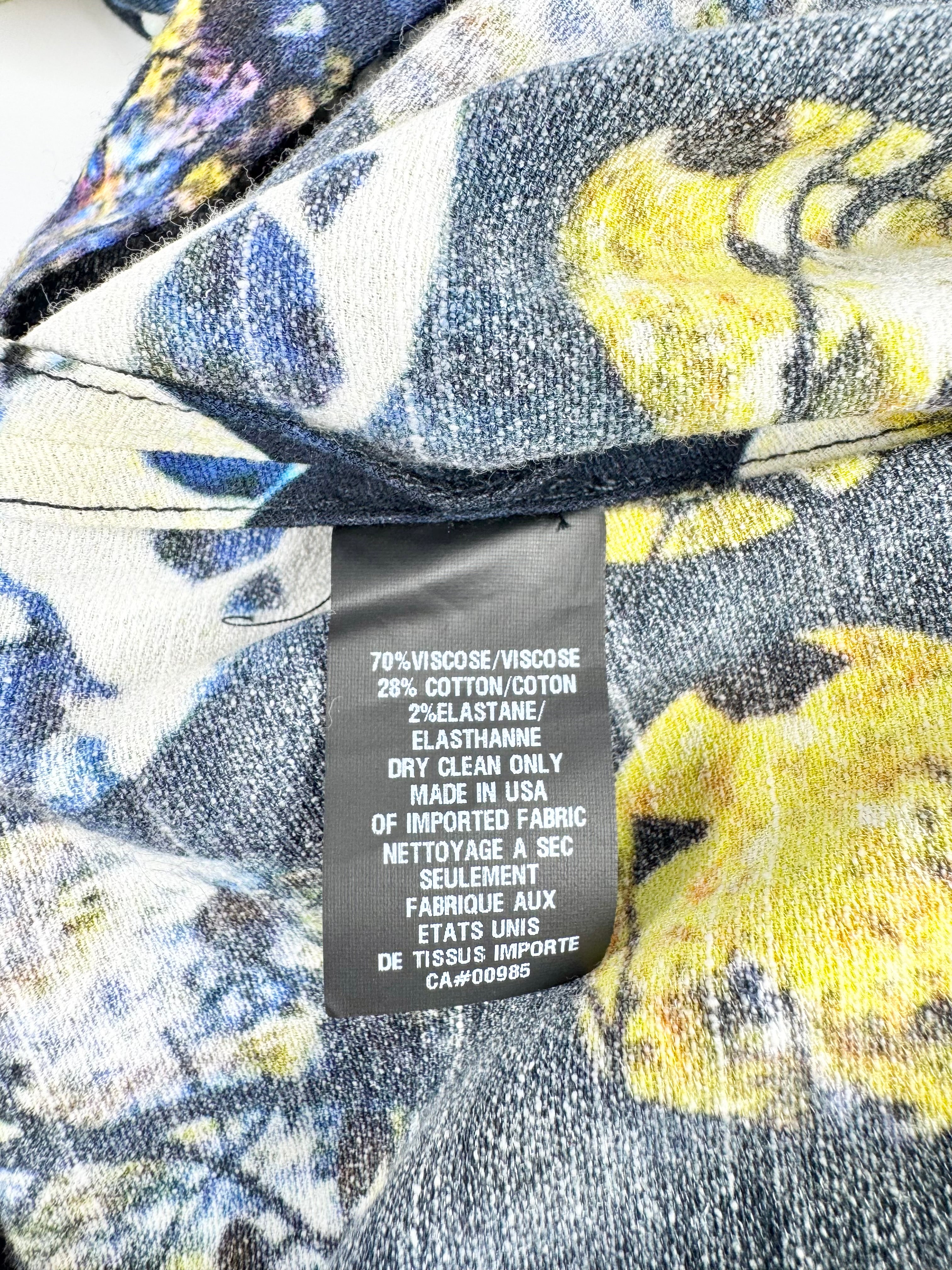 Maria Cornejo Navy Printed Sleeveless Dress - AU8