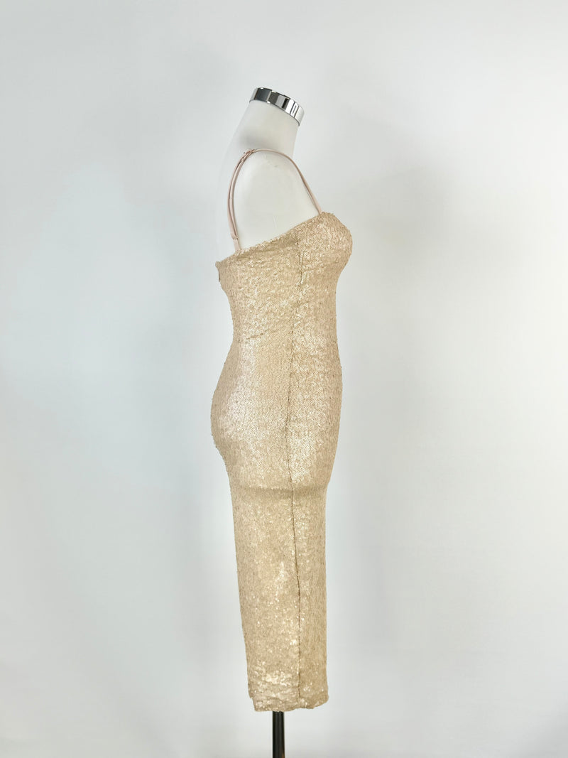 Nookie 'Lovers' Champagne Gold Gown - AU6