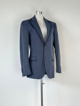 M.J. Bale Navy Blue Alphand Jacket - 38