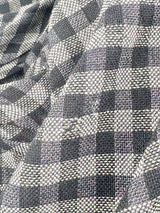 Ivano Boni Black & White Checked Long-Sleeve Dress - AU12