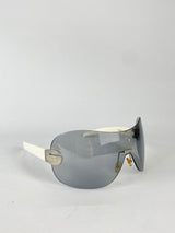 Vintage Exte Grey Lens Shield Sunglasses